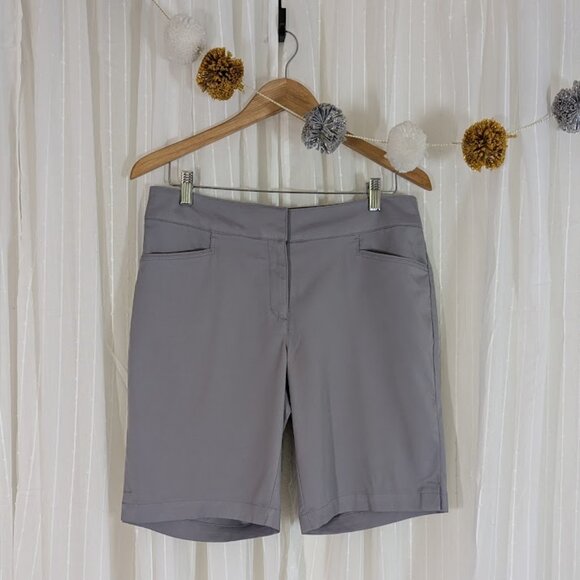 PGA Tour Motionflux 360 Golf Shorts Gray Size 8 - Picture 1 of 9